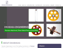 Tablet Screenshot of dwarakas.com